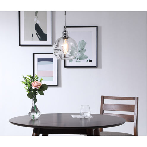 Rensselaer 1 Light 8 inch Chrome Pendant Ceiling Light