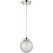 Altoona 1 Light 6 inch Polished Nickel Mini Pendant Ceiling Light