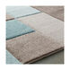 Colonie 91 X 63 inch Aqua Rug, Rectangle