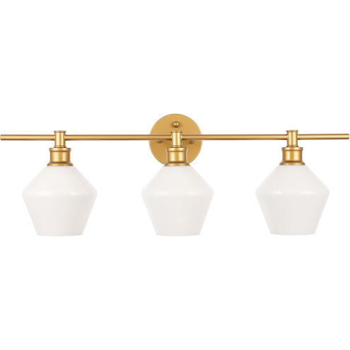 Rochester 3 Light 28 inch Brass Wall sconce Wall Light
