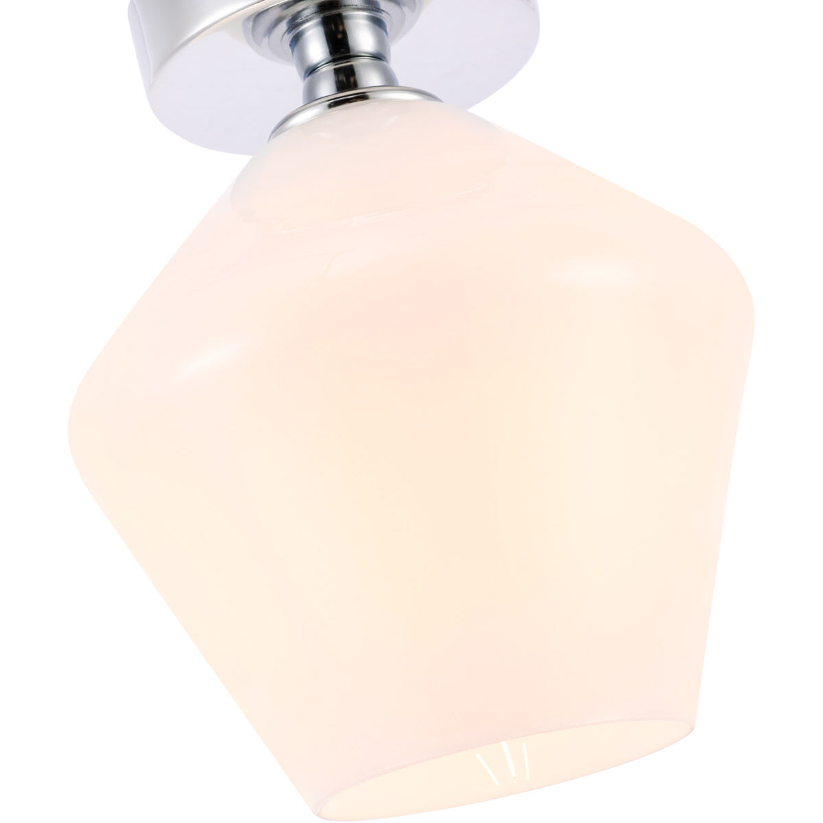 Rochester 1 Light 8 inch Chrome Flush Mount Ceiling Light