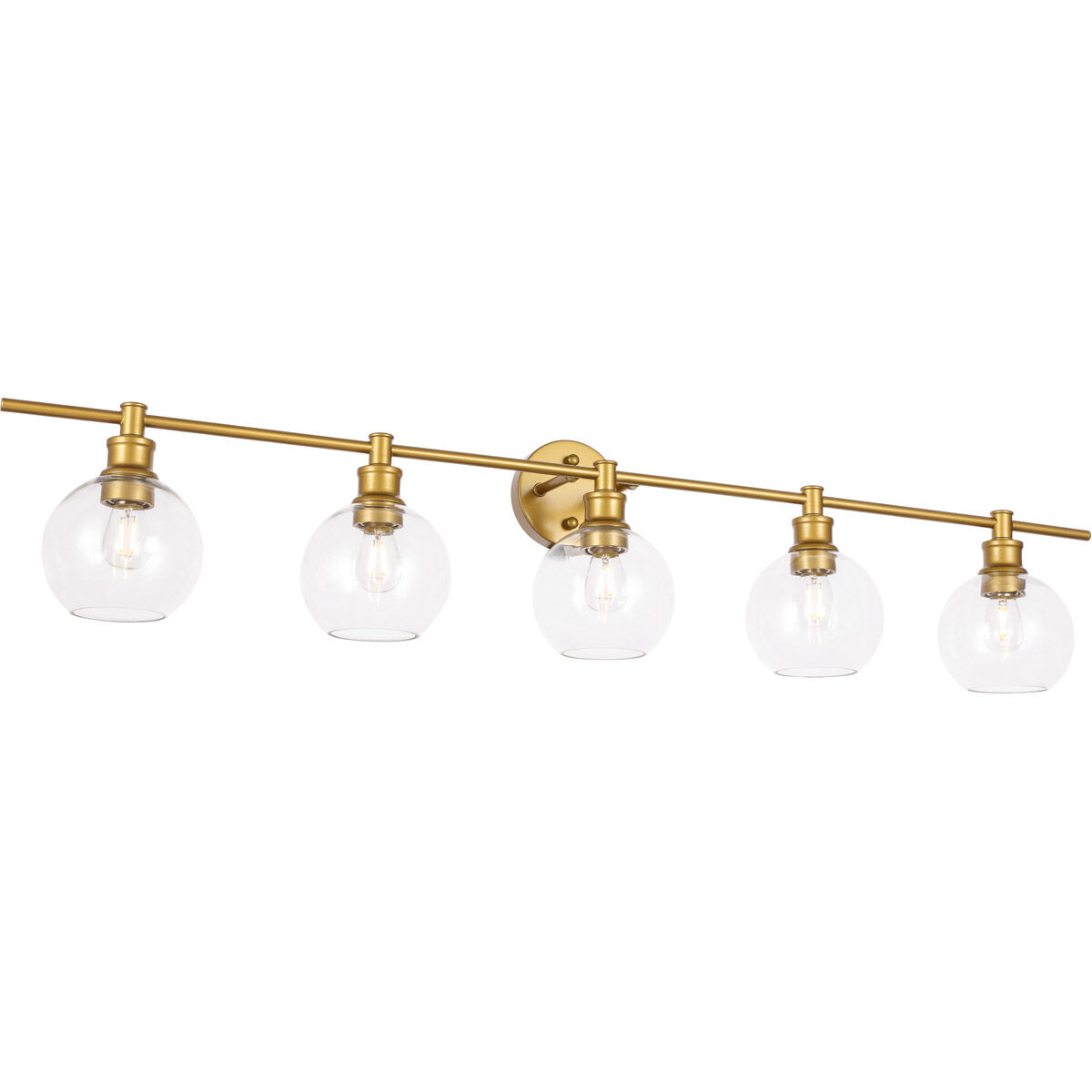 Syracuse 5 Light 47 inch Brass Wall sconce Wall Light