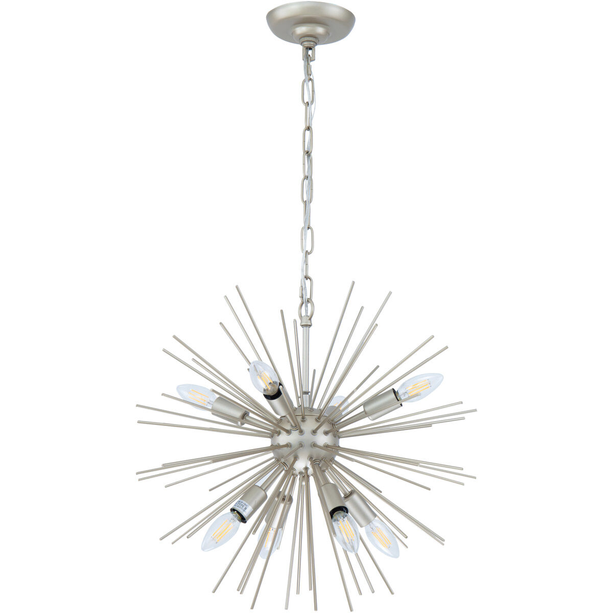 Esopus 8 Light 20 inch Champagne Pendant Ceiling Light