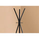 Auburn 72 inch Black Coat Rack