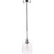 Codorus 1 Light 6 inch Chrome Pendant Ceiling Light