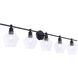 Rochester 5 Light 47 inch Black Wall sconce Wall Light