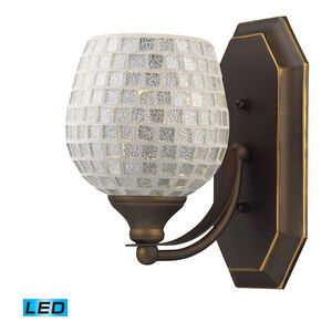 Hempstead LED 8 inch Aged Bronze Vanity Light Wall Light