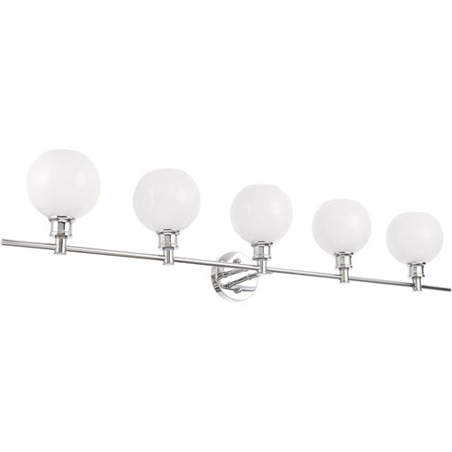 Syracuse 5 Light 47 inch Chrome Wall sconce Wall Light