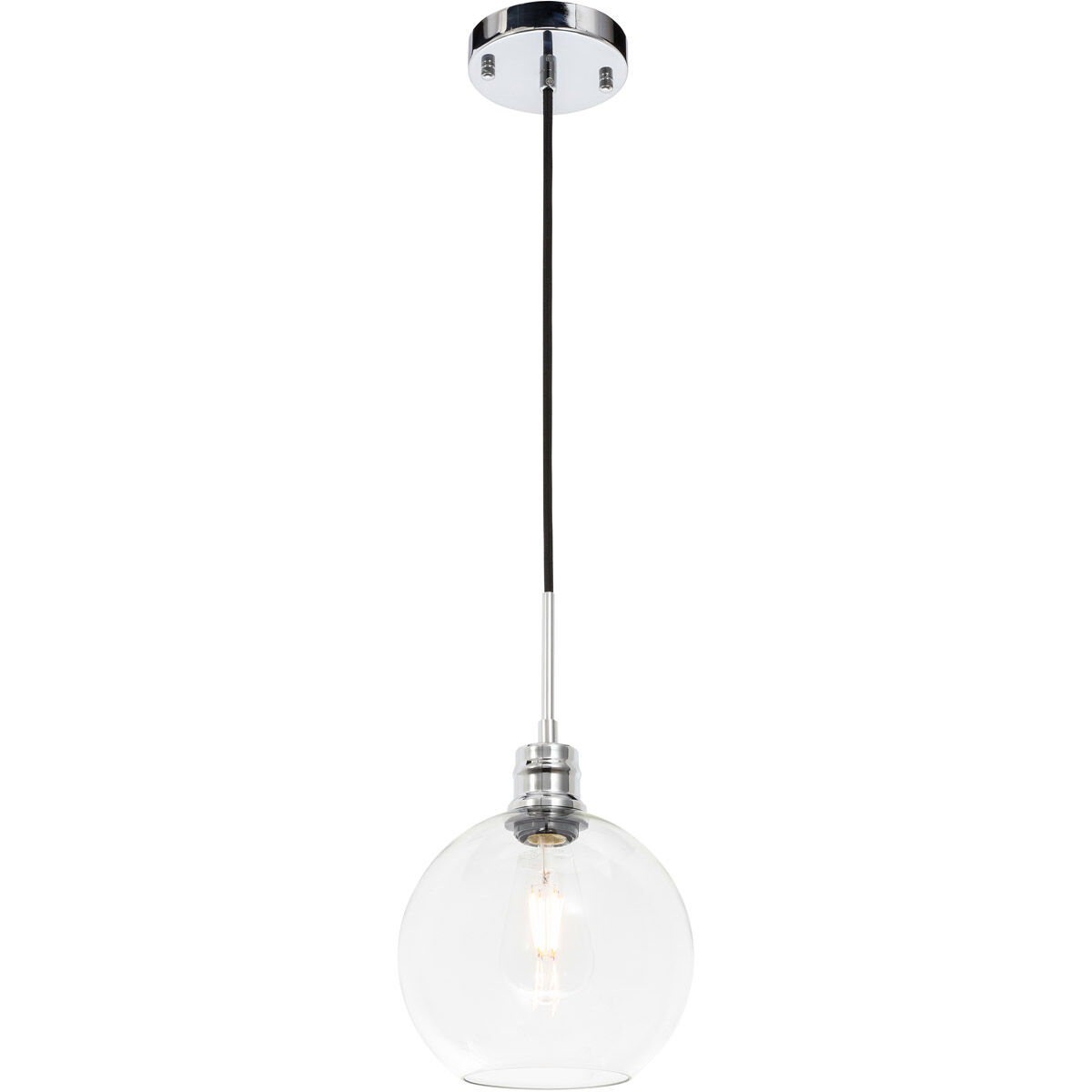 Rensselaer 1 Light 8 inch Chrome Pendant Ceiling Light