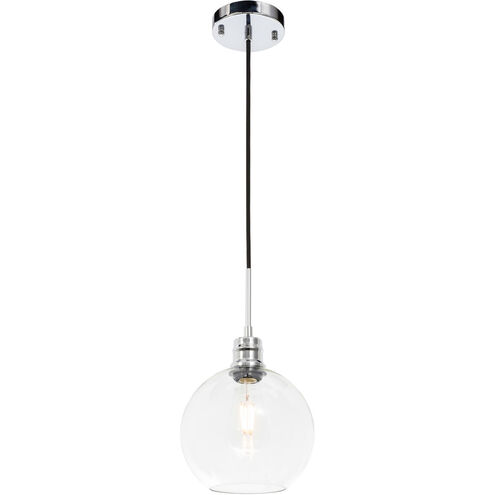 Rensselaer 1 Light 8 inch Chrome Pendant Ceiling Light