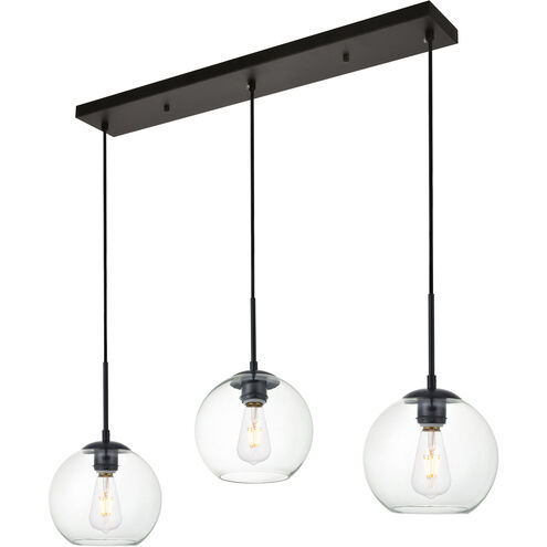 Huntington 3 Light 8 inch Black Pendant Ceiling Light