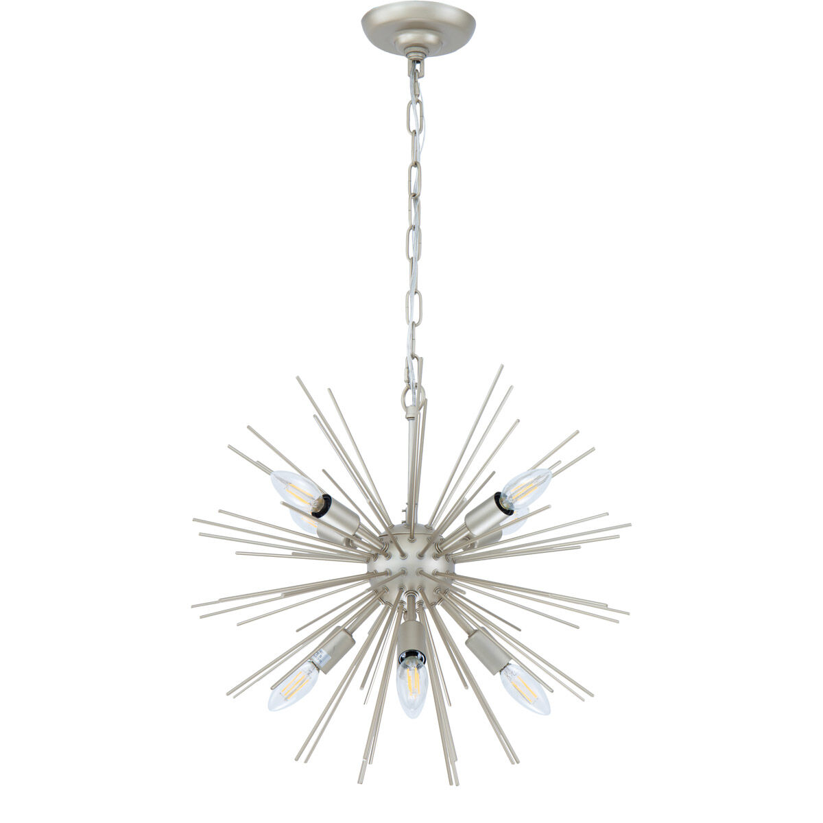 Esopus 8 Light 20 inch Champagne Pendant Ceiling Light