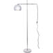 Sayre 67.8 inch 40 watt Chrome with White Marble Floor lamp Portable Light