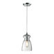 Greece 1 Light 6 inch Polished Chrome Mini Pendant Ceiling Light