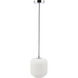 Syracuse 1 Light 7.3 inch Chrome Pendant Ceiling Light