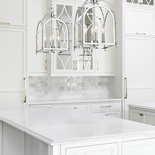 Dekalb 4 Light 10 inch Chrome Pendant Ceiling Light