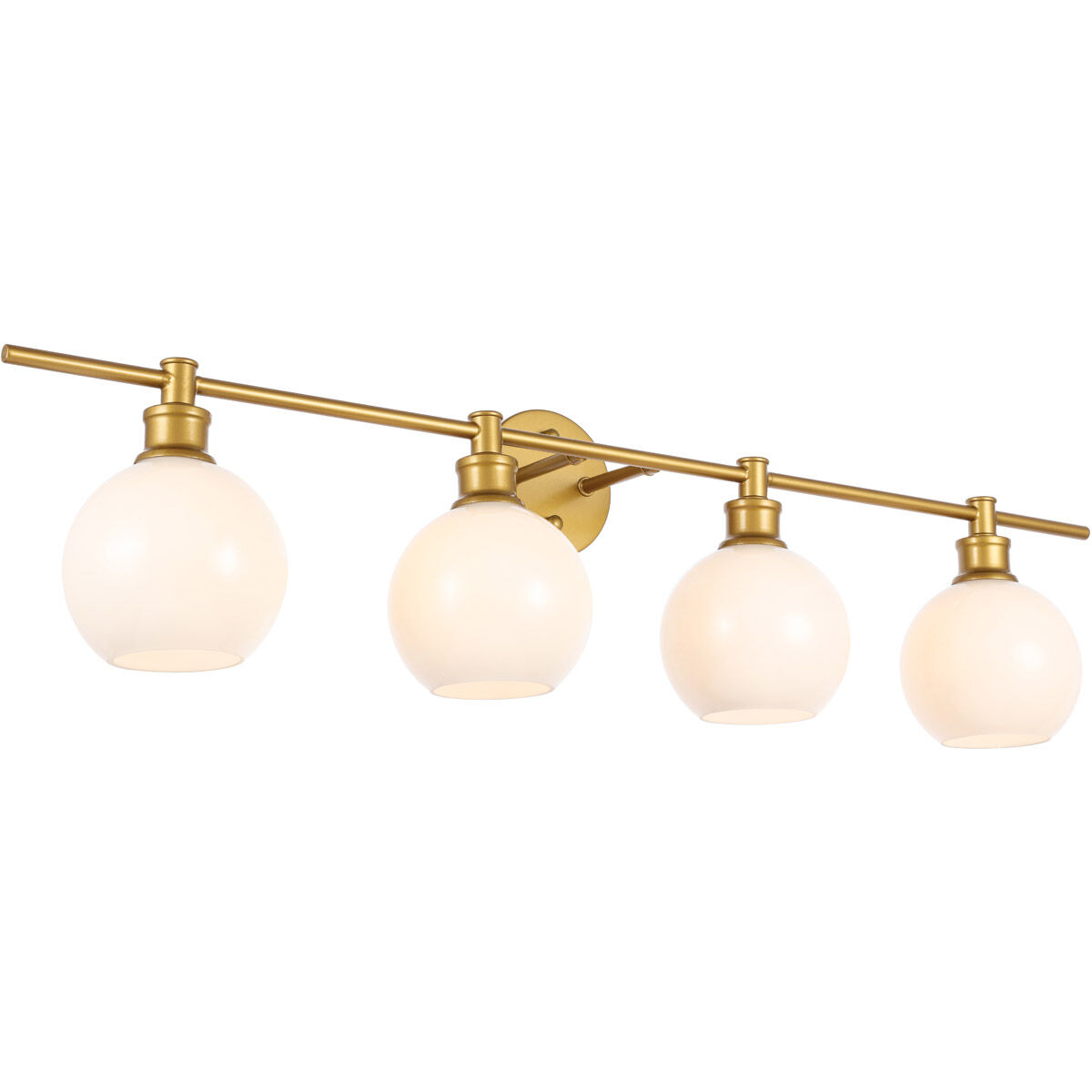 Syracuse 4 Light 38 inch Brass Wall sconce Wall Light