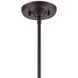 Bradford 1 Light 9 inch Oil Rubbed Bronze Mini Pendant Ceiling Light