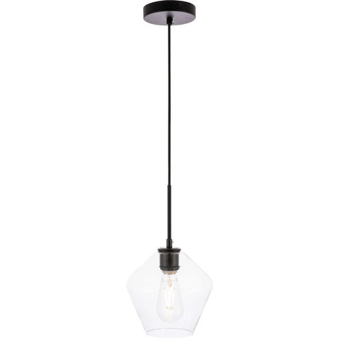 Rochester 1 Light 8 inch Black Pendant Ceiling Light
