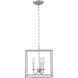 Oyster Bay 3 Light 12 inch Vintage Silver Pendant Ceiling Light