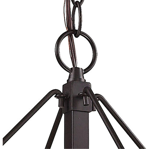 Mifflin 4 Light 24 inch Oil Rubbed Bronze Chandelier Ceiling Light