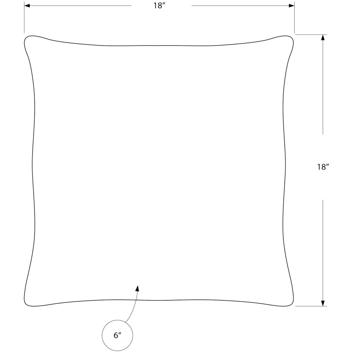 Glenville 18 X 6 inch Light Grey Pillow