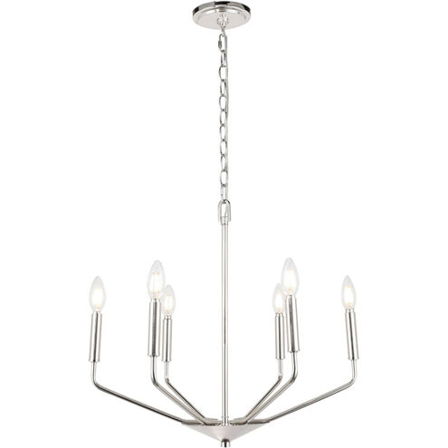 Geneseo 6 Light 22 inch Chrome Pendant Ceiling Light
