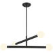 Lumenfold LED Globe ChandelierLumenfold LED 30 inch Matte Black Chandelier Ceiling Light
