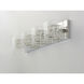 Westbury 4 Light 31 inch Polished Chrome Bath Vanity Light Wall Light