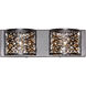 Troy 2 Light 15.75 inch Bronze Bath Vanity Light Wall Light