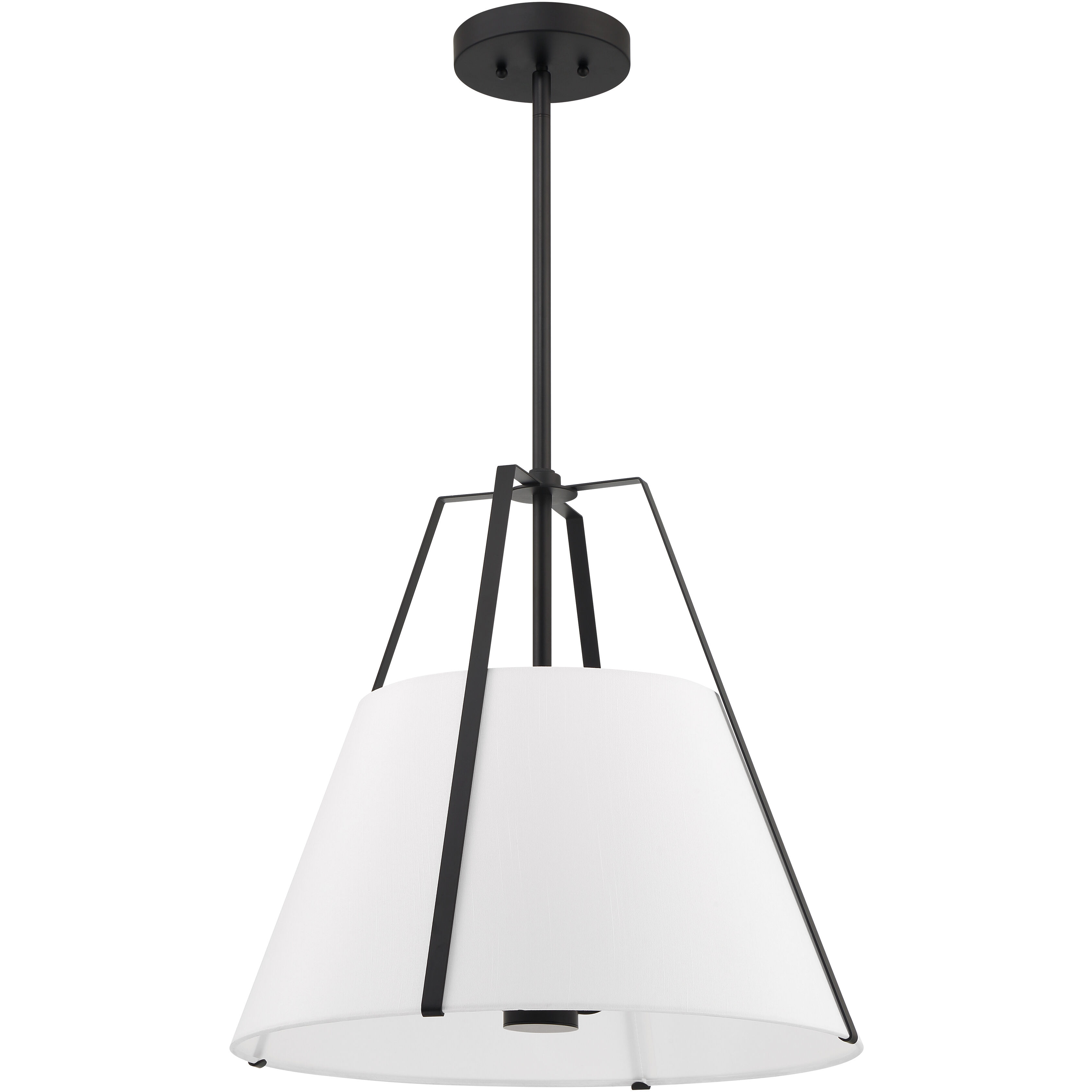 Stevens 4 Light 20 inch Black Pendant Ceiling Light