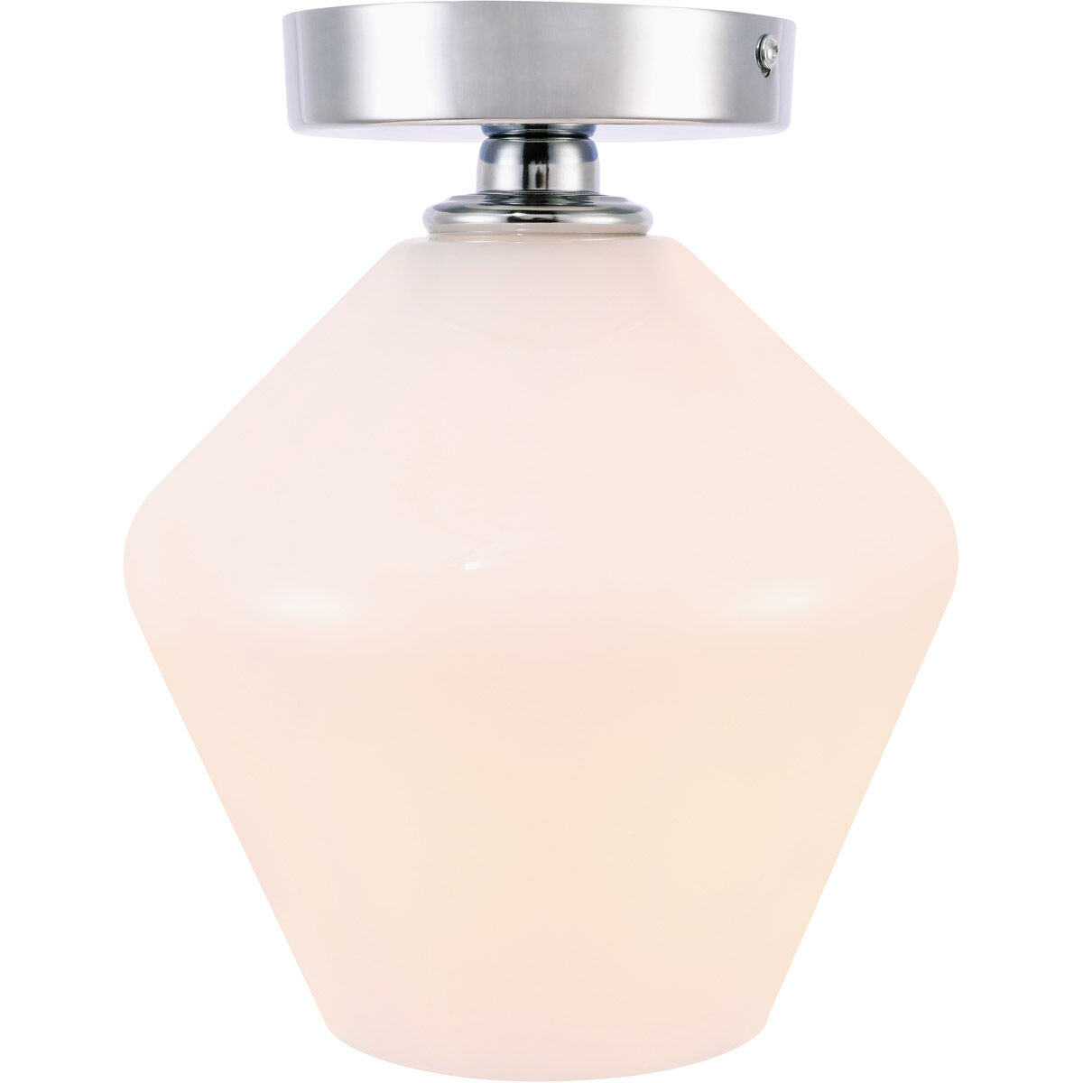 Rochester 1 Light 8 inch Chrome Flush Mount Ceiling Light