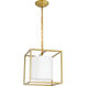 Franklin 1 Light 12 inch Brass Pendant Ceiling Light