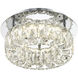 Dickinson 1 Light 12 inch Chrome Flush Ceiling Light
