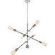 Newtown 6 Light 29 inch Polished Nickel Pendant Ceiling Light