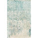 Windsor 36 X 24 inch Teal Rug, Rectangle