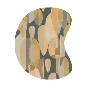 Philadelphia 120 X 96 inch Denim/Sea Foam/Tan/Light Gray/Wheat Rugs, Wool