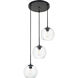 Huntington 3 Light 18 inch Black Pendant Ceiling Light