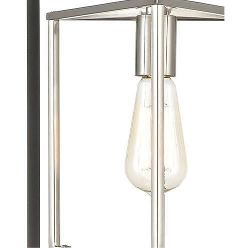 Monaca 1 Light 10 inch Charcoal with Satin Nickel Mini Pendant Ceiling Light