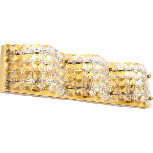 Schuyler 3 Light 21 inch Brass Wall sconce Wall Light