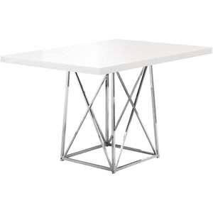 Massena 48 X 36 inch White Dining Table