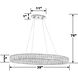 Dickinson 1 Light 39 inch Chrome Pendant Ceiling Light