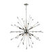 Ralpho 10 Light 38 inch Polished Nickel Chandelier Ceiling Light