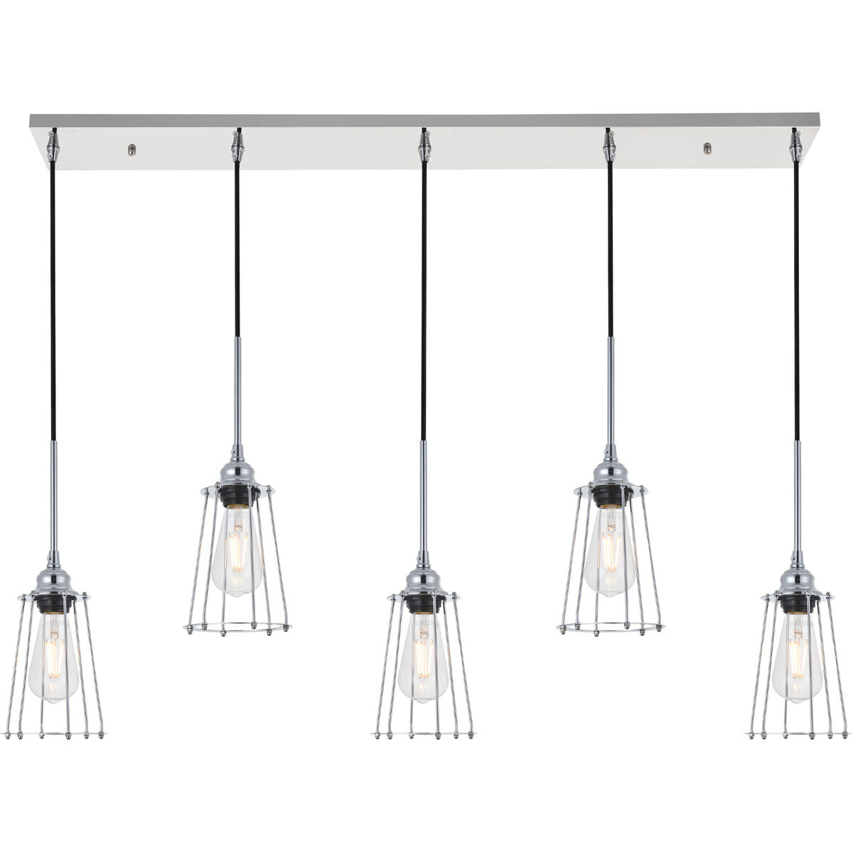 Phoenixville 5 Light 5 inch Chrome Pendant Ceiling Light