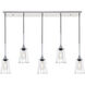Phoenixville 5 Light 5 inch Chrome Pendant Ceiling Light