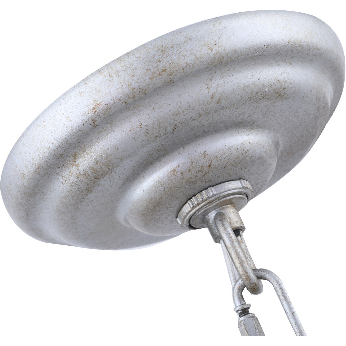 Oyster Bay 3 Light 12 inch Vintage Silver Pendant Ceiling Light