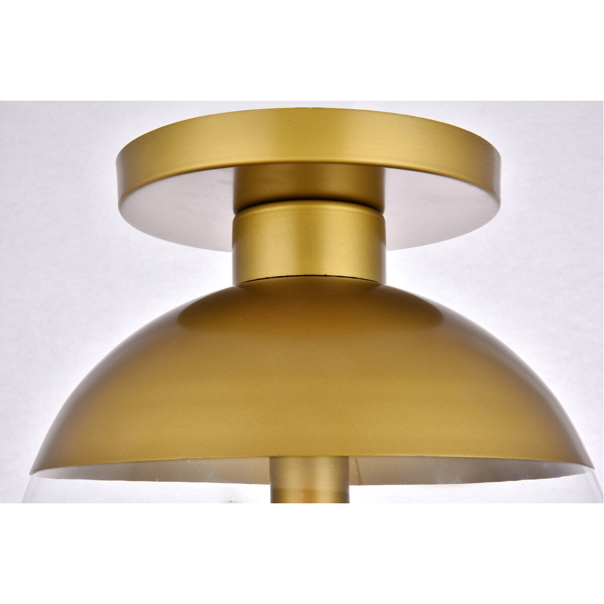 Oyster Bay 1 Light 12 inch Brass Flush Mount Ceiling Light