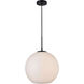 Huntington 1 Light 14 inch Black Pendant Ceiling Light