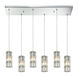 Skippack 6 Light 30 inch Polished Chrome Multi Pendant Ceiling Light, Configurable