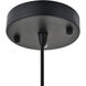 Phoenixville 1 Light 5.3 inch Brass and Black Pendant Ceiling Light